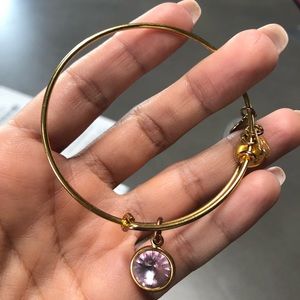 Alex and Ani Light Amethyst Bracelet